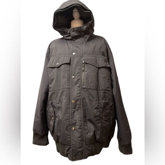 The North Face Men's Black Full Zip Down Hyvent Coat - Picture 4 of 9